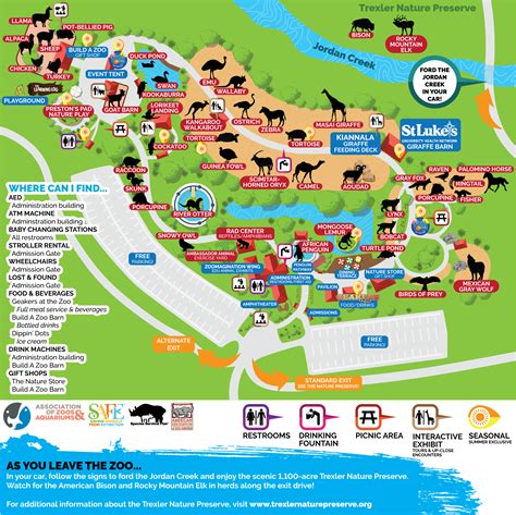 map of lehigh valley zoo.